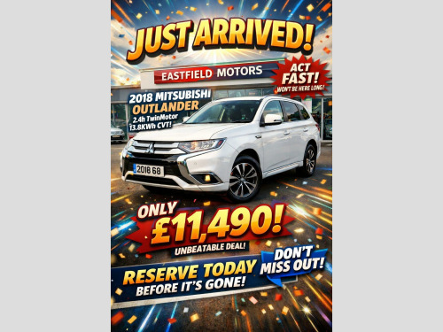 Mitsubishi Outlander  2.4h TwinMotor 13.8kWh 4h CVT 4WD Euro 6 (s/s) 5dr 