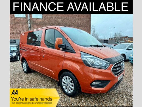 Ford Transit Custom  2.0 300 EcoBlue Limited Crew Van Auto L1 H1 Euro 6 (s/s) 5dr (6 Seat) 