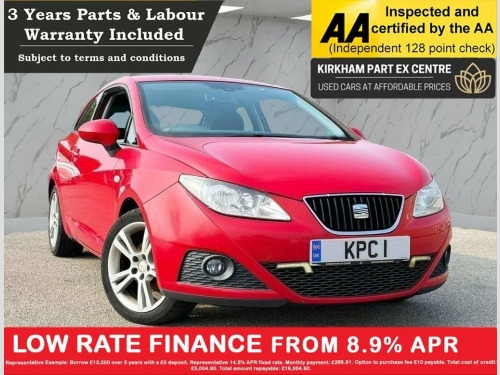 SEAT Ibiza  1.4 SE COPA 3d 85 BHP 12 MONTHS NATIONWIDE PARTS &
