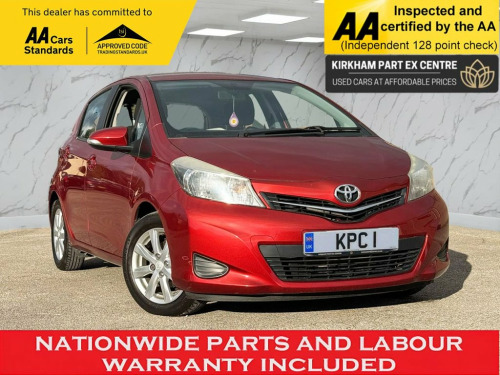 Toyota Yaris  1.3 VVT-I TR 5d 98 BHP NATIONWIDE PARTS & LABOUR W