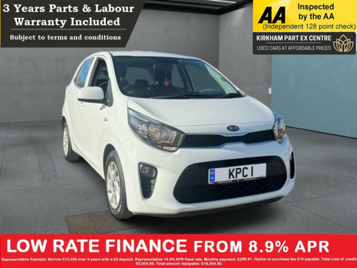 Kia Picanto  1.25 2 Hatchback 5dr Petrol Manual Euro 6 (83 bhp)
