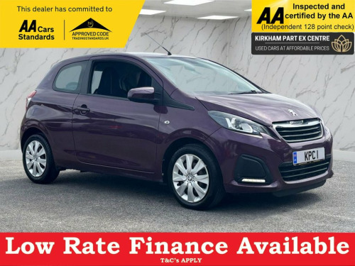 Peugeot 108  1.0 Active Hatchback 3dr Petrol Manual Euro 6 (68 