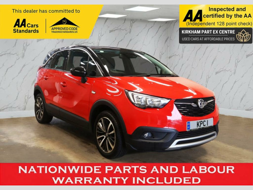Vauxhall Crossland X  1.2 Turbo ecoTEC GPF Elite SUV 5dr Petrol Manual E