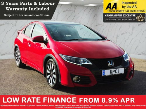 Honda Civic  1.8 i-VTEC SR Hatchback 5dr Petrol Manual Euro 6 (