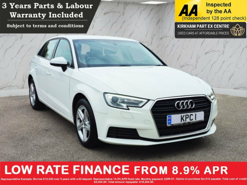 Audi A3  1.0 TFSI 30 SE Technik Sportback 5dr Petrol Manual