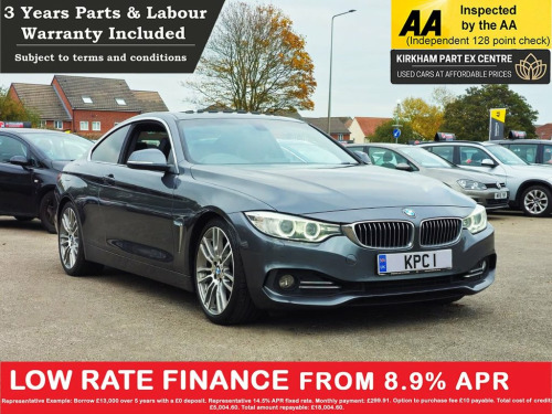 BMW 4 Series  3.0 430d Luxury Coupe 2dr Diesel Auto Euro 6 (s/s)