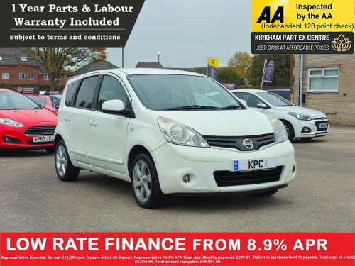 Nissan Note  1.4 16V n-tec Hatchback 5dr Petrol Manual Euro 4 (