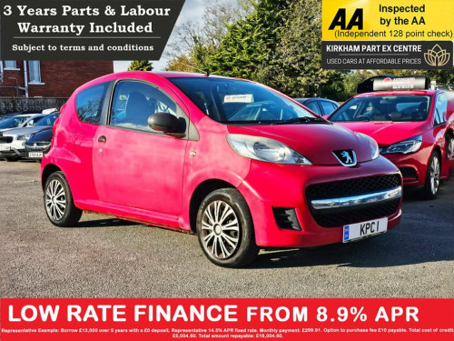 Peugeot 107  1.0 12V Urban Lite Hatchback 3dr Petrol Manual Eur