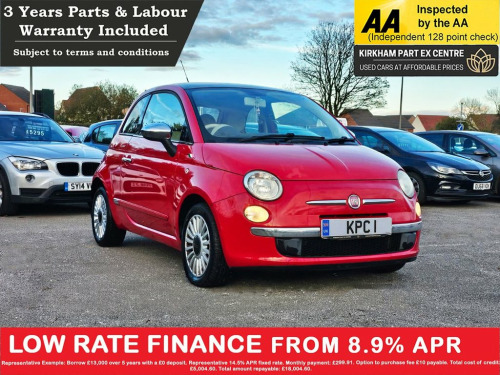 Fiat 500  1.2 Lounge Hatchback 3dr Petrol Manual Euro 5 (s/s