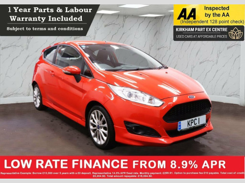 Ford Fiesta  1.0T EcoBoost Zetec S Hatchback 3dr Petrol Manual 