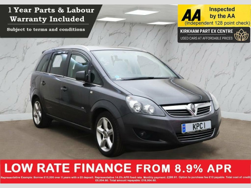 Vauxhall Zafira  1.8 16V SRi MPV 5dr Petrol Manual Euro 5 (140 ps)