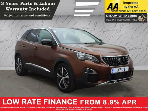 Peugeot 3008 Crossover  1.6 BlueHDi Allure SUV 5dr Diesel Manual Euro 6 (s 