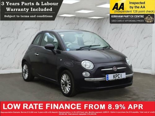 Fiat 500  1.2 Lounge Hatchback 3dr Petrol Manual Euro 6 (s/s 