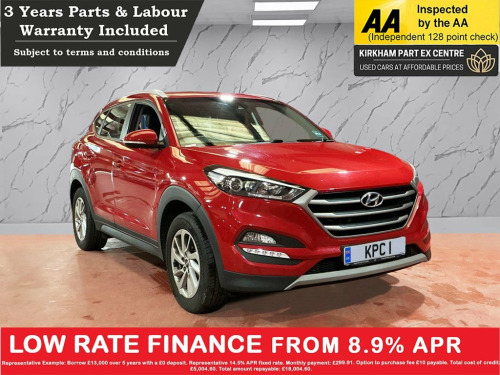 Hyundai Tucson  1.6 GDi Blue Drive SE Nav SUV 5dr Petrol Manual Eu 