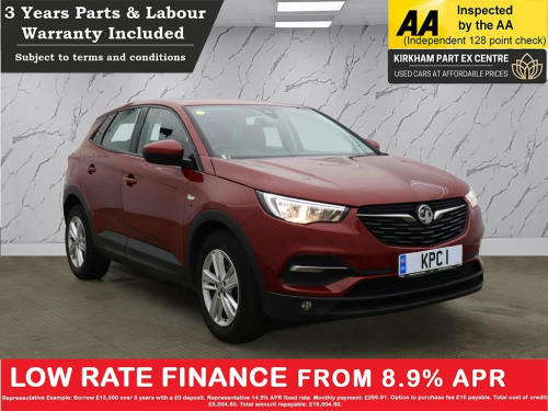 Vauxhall Grandland X  1.2 Turbo SE SUV 5dr Petrol Manual Euro 6 (s/s) (1 