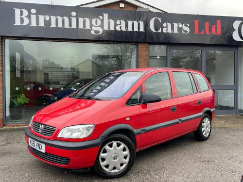 Vauxhall Zafira  1.6i 16v Club 5dr (a/c)