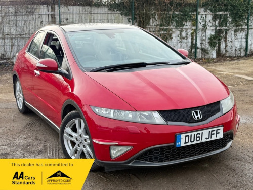 Honda Civic  1.8 i-VTEC EX GT Hatchback 5dr Petrol Automatic (169 g/km, 138 bhp) 