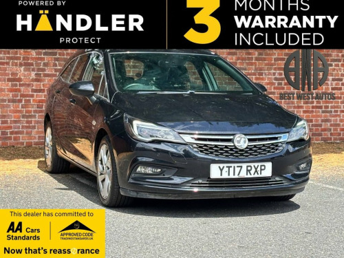 Vauxhall Astra  1.4i Turbo SRi Sports Tourer 5dr Petrol Auto Euro 