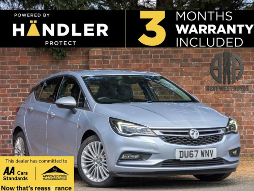 Vauxhall Astra  1.4i Turbo Elite Nav Hatchback 5dr Petrol Manual E