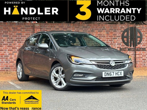 Vauxhall Astra  1.0i Turbo ecoTEC SRi Nav Hatchback 5dr Petrol Man