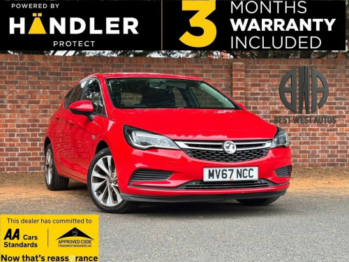 Vauxhall Astra  1.4i Turbo Energy Hatchback 5dr Petrol Manual Euro