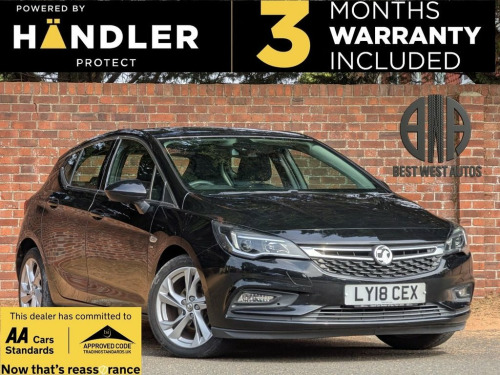 Vauxhall Astra  1.4i SRi Hatchback 5dr Petrol Manual Euro 6 (100 p