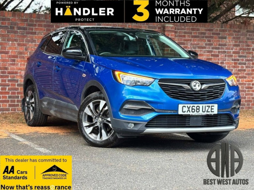 Vauxhall Grandland X  1.2 Turbo Sport Nav SUV 5dr Petrol Manual Euro 6 (