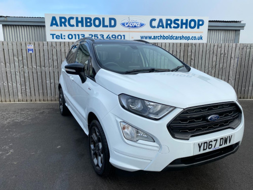 Ford EcoSport  1.0 EcoBoost 140 ST-Line 5dr Alloys Sat Nav, CD Player, Keyless Start, Reve