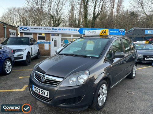 Vauxhall Zafira  1.8 16V Exclusiv MPV 5dr Petrol Manual Euro 5 (120 ps) 