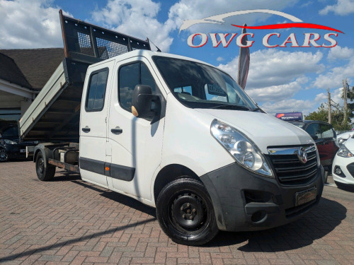 Vauxhall Movano  2.3 CDTi 3500 Dropside Tipper Double Cab 4dr Diesel Manual FWD L3 Euro 5 (1