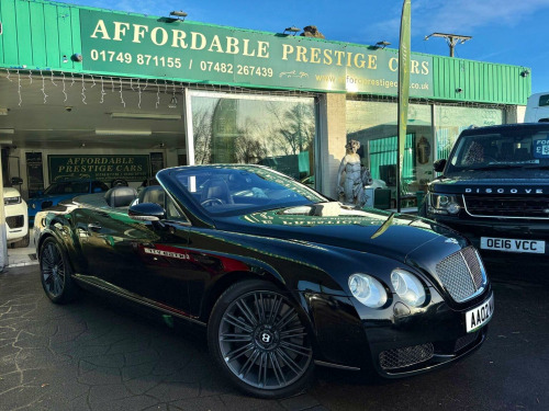 Bentley Continental  6.0 W12 GTC Auto 4WD Euro 4 2dr 