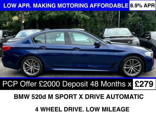 BMW 5 Series  2.0 520d M Sport Auto xDrive Euro 6 (s/s) 4dr 