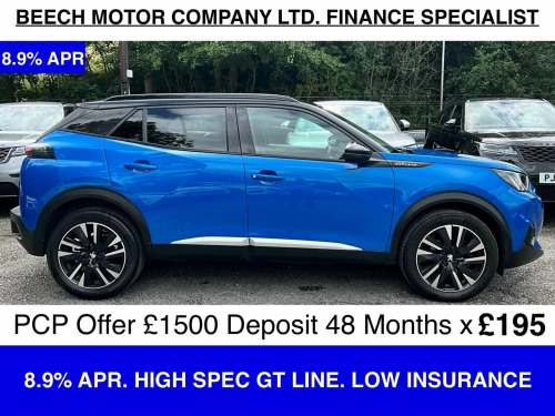 Peugeot 2008 Crossover  1.2 PureTech GT Line Euro 6 (s/s) 5dr