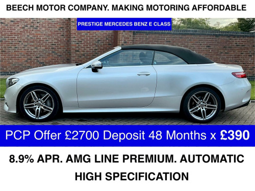 Mercedes-Benz E-Class  2.0 E220d AMG Line (Premium) Cabriolet G-Tronic+ Euro 6 (s/s) 2dr