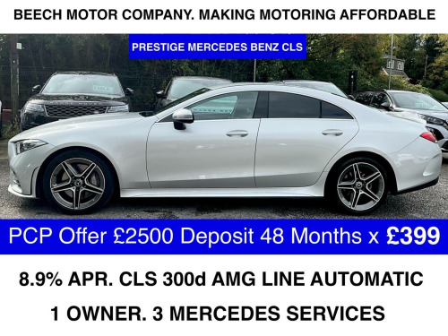 Mercedes-Benz CLS-Class  2.0 CLS300d AMG Line Coupe G-Tronic Euro 6 (s/s) 4dr