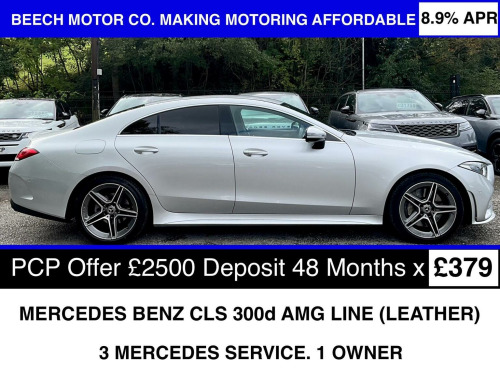 Mercedes-Benz CLS-Class  2.0 CLS300d AMG Line Coupe G-Tronic Euro 6 (s/s) 4dr 