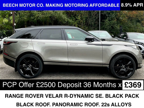 Land Rover Range Rover Velar  2.0 D180 R-Dynamic SE Auto 4WD Euro 6 (s/s) 5dr