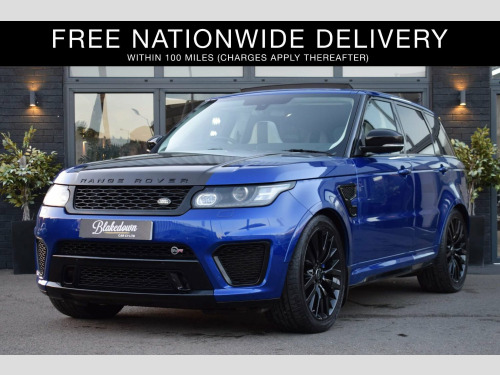 Land Rover Range Rover Sport  5.0 V8 SVR Auto 4WD Euro 6 (s/s) 5dr