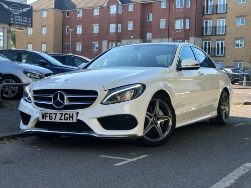 Mercedes-Benz C-Class C200 2.0 C200 AMG Line G-Tronic+ Euro 6 (s/s) 4dr
