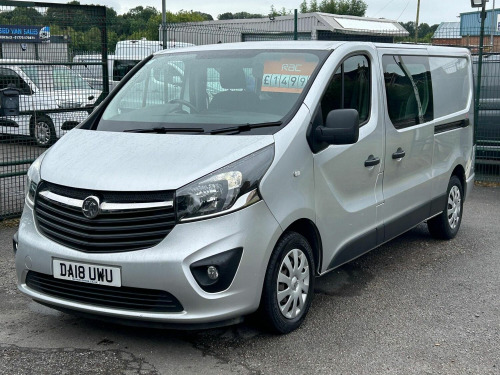 Vauxhall Vivaro  1.6 CDTi 2900 BiTurbo ecoTEC Sportive Crew Van L2 H1 Euro 6 (s/s) 5dr (6 Se