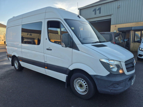 Mercedes-Benz Sprinter  314 MWB 6seat DUALINER Crew Eu6, AIR CON