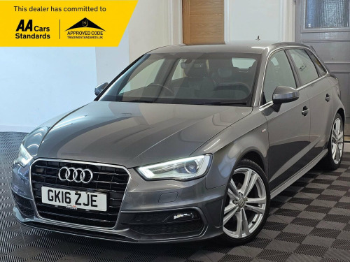 Audi A3  2.0 TDI S line Sportback S Tronic Euro 6 (s/s) 5dr (Nav)