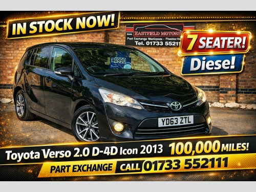 Toyota Verso  2.0 D-4D Icon Euro 5 5dr 