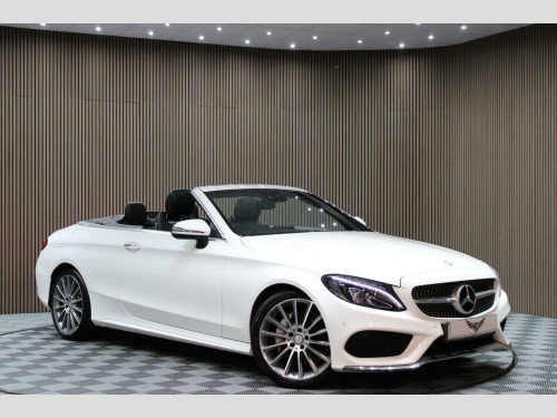 Mercedes-Benz C-Class C200 2.0 C200 AMG Line Cabriolet G-Tronic+ Euro 6 (s/s) 2dr 