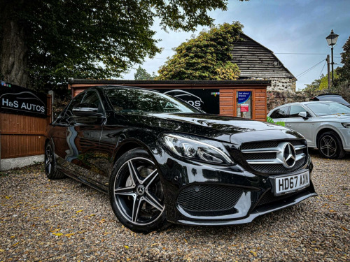 Mercedes-Benz C-Class C200 2.0 C200 AMG Line (Premium Plus) G-Tronic+ Euro 6 (s/s) 4dr