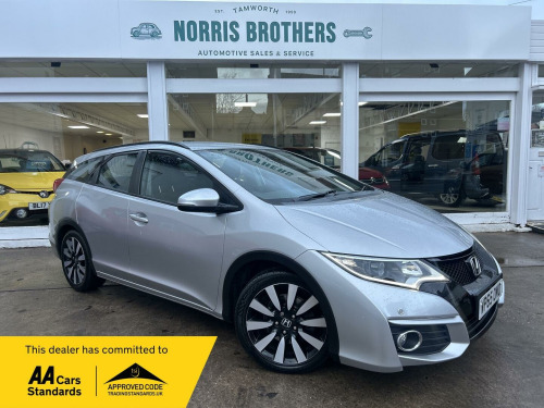 Honda Civic  1.8 i-VTEC SE Plus Tourer Auto Euro 6 5dr (Navi) 
