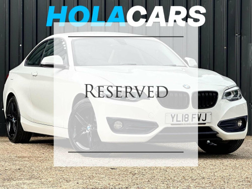BMW 2 Series  2.0 218d Sport Auto Euro 6 (s/s) 2dr
