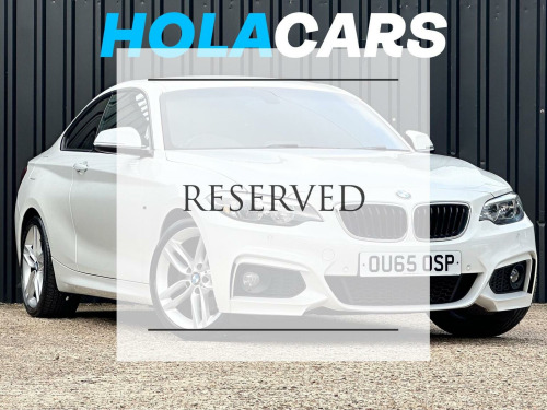 BMW 2 Series  2.0 220i M Sport Auto Euro 6 (s/s) 2dr