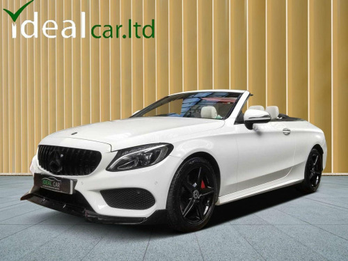 Mercedes-Benz C-Class C200 2.0 C200 AMG Line Cabriolet G-Tronic+ Euro 6 (s/s) 2dr