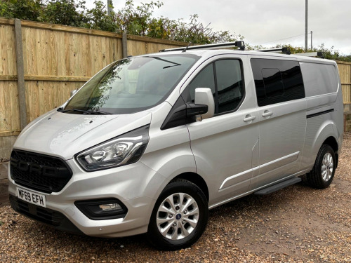 Ford Transit Custom  2.0 320 EcoBlue Limited Crew Van Auto L2 H1 Euro 6 (s/s) 5dr (6 Seat)